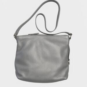 Eileen Fisher Silver Gray Shoulder Bag
